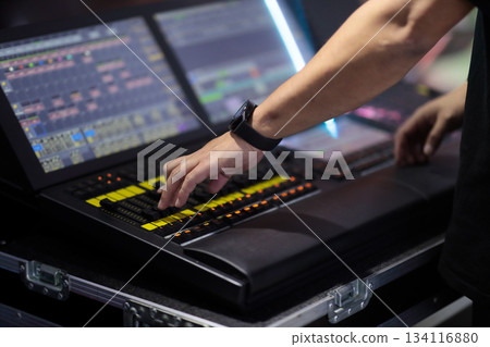 light board operator programs control console 134116880