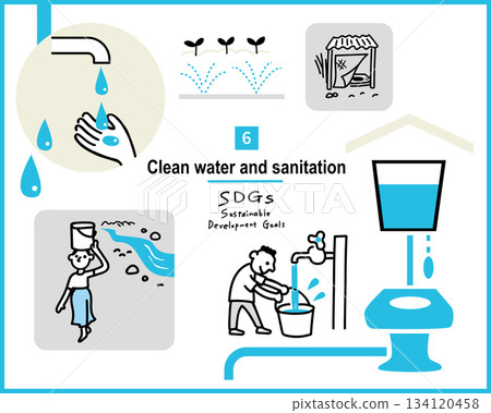 SDGs GOAL6 圖片說明 SDGs GOAL6 圖片說明 134120458