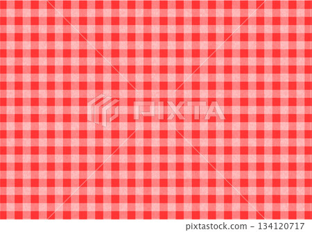 Kraft paper with red checkered pattern Kraft paper with red checkered pattern 134120717