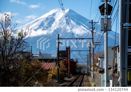 Mt. Fuji and Railway Mt. Fuji and Railway 134120749