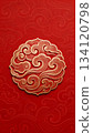 中式传统祥云纹理图形背景图片 134120798