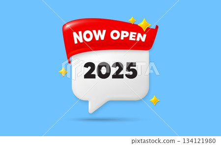 2025 chat speech bubble. Now open flag ribbon. 2025 year icon. Event schedule annual date. 2025 annum planner. 3d sparkle stars speech bubble. Vector 2025 chat speech bubble. Now open flag ribbon. 2025 year icon. Event schedule annual date. 2025 annum planner. 3d sparkle stars speech bubble. Vector 134121980