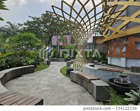 This is one of garden with ancient style 134122130