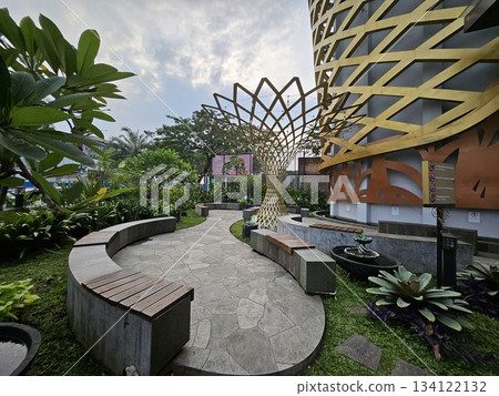 This is one of garden with ancient style This is one of garden with ancient style 134122132