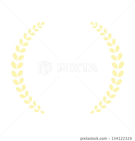 Laurel-style frame ranking yellow simple vector png transparent 134122329