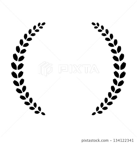 Laurel-style frame ranking black simple vector png transparent Laurel-style frame ranking black simple vector png transparent 134122341