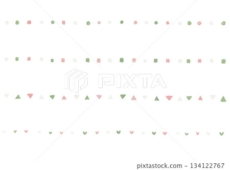 Hinamatsuri color symbol line set 134122767