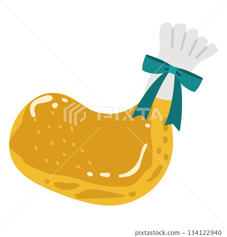 烤雞（雞腿）插圖 134122940