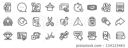 Group, Phone timing and Get box line icons pack. Share, Message, Paper plane icons. Recovery server, Timer, Ssd web icon. Image carousel, Internet documents, Checkbox pictogram. Vector Group, Phone timing and Get box line icons pack. Share, Message, Paper plane icons. Recovery server, Timer, Ssd web icon. Image carousel, Internet documents, Checkbox pictogram. Vector 134123463