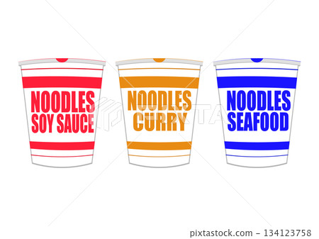 三種方便杯拉麵 134123758
