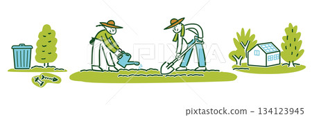 重視全球環境問題的人 農業 134123945