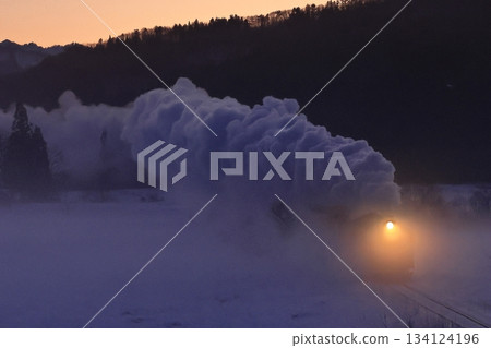 Banetsu West Line SL擁有雪景 Banetsu West Line SL擁有雪景 134124196