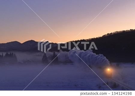 Banetsu West Line SL擁有雪景 Banetsu West Line SL擁有雪景 134124198