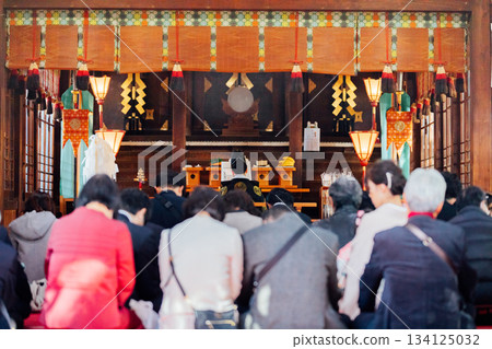 <七五三> 神社參拜 134125032