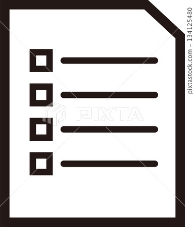 已勾選待辦事項清單圖標 已勾選待辦事項清單圖標 134125480