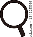 放大鏡圖示的線條圖 134125546