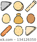 Oden ingredients illustration set 2 134126350