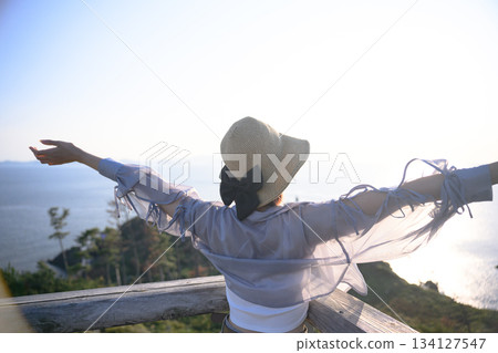 The sense of freedom at the seaside The sense of freedom at the seaside 134127547