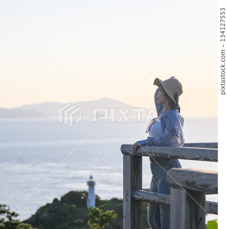 Dusk of the seaside 134127553