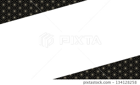 Japanese-style frame background material New Year's card New Year's New Year Mid-year gift Year-end gift Video material 16:9 size 134128258