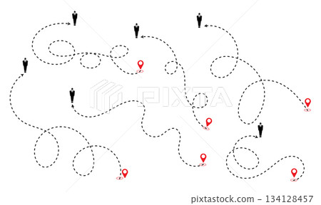 Global GPS Navigation Map, Route Path, Location Pins, and Destination Tracking Technology. Global GPS Navigation Map, Route Path, Location Pins, and Destination Tracking Technology. 134128457