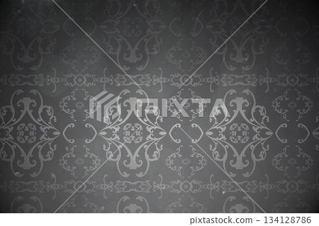 Elegant patterned wallpaper in grey Elegant patterned wallpaper in grey 134128786