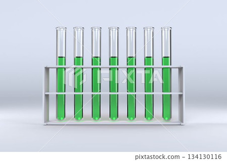 Test tube with chemical solution Test tube with chemical solution 134130116