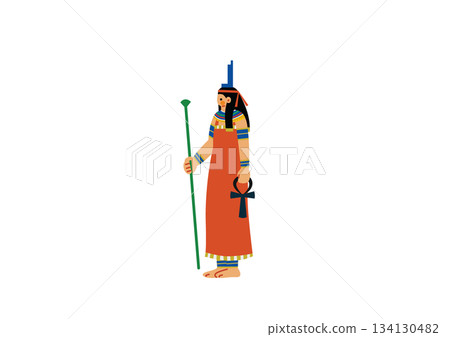 Ancient Egyptian God Isis Ancient Egyptian God Isis 134130482