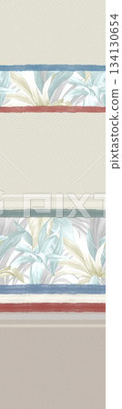 Assorted floral geometric and heart pattern panel designs in soft pastel colors Assorted floral geometric and heart pattern panel designs in soft pastel colors 134130654