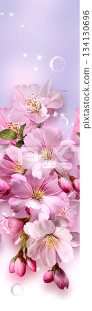 Assorted floral geometric and heart pattern panel designs in soft pastel colors Assorted floral geometric and heart pattern panel designs in soft pastel colors 134130696
