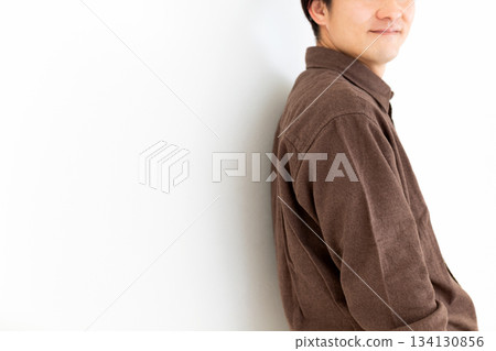Middle-aged man in casual clothes Middle-aged man in casual clothes 134130856