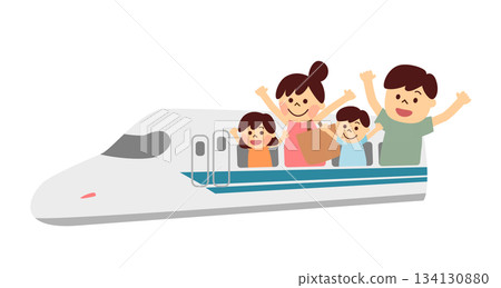 family on shinkansen family on shinkansen 134130880