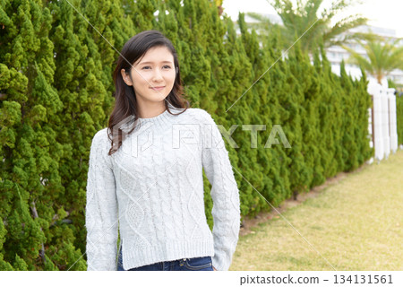 Women walking Women walking 134131561