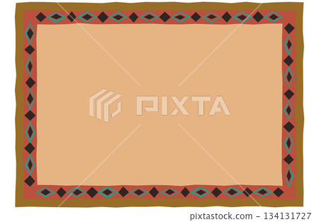 African-inspired picture frame African-inspired picture frame 134131727