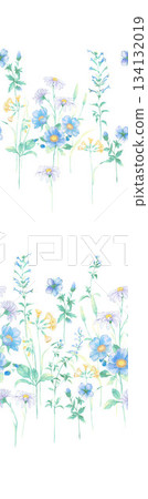 Assorted floral geometric and heart pattern panel designs in soft pastel colors Assorted floral geometric and heart pattern panel designs in soft pastel colors 134132019