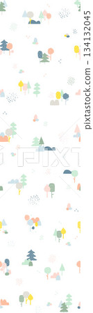 Assorted floral geometric and heart pattern panel designs in soft pastel colors Assorted floral geometric and heart pattern panel designs in soft pastel colors 134132045
