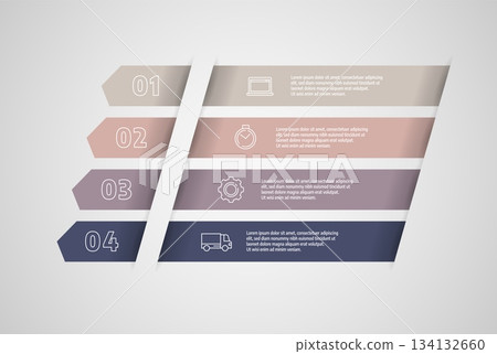 Infographics design vector. Business concept with steps or processes. Infographics design vector. Business concept with steps or processes. 134132660
