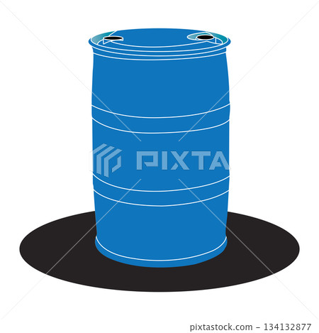 plastic drum icon plastic drum icon 134132877