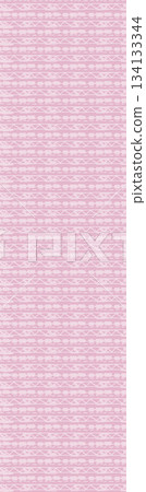 Assorted floral geometric and heart pattern panel designs in soft pastel colors 134133344