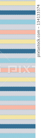 Assorted floral geometric and heart pattern panel designs in soft pastel colors Assorted floral geometric and heart pattern panel designs in soft pastel colors 134133374