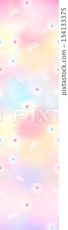 Assorted floral geometric and heart pattern panel designs in soft pastel colors Assorted floral geometric and heart pattern panel designs in soft pastel colors 134133375