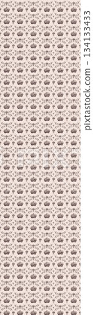 Assorted floral geometric and heart pattern panel designs in soft pastel colors Assorted floral geometric and heart pattern panel designs in soft pastel colors 134133433