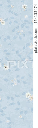 Assorted floral geometric and heart pattern panel designs in soft pastel colors Assorted floral geometric and heart pattern panel designs in soft pastel colors 134133474