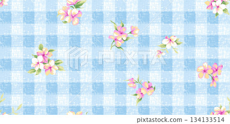 Assorted floral geometric and heart pattern panel designs in soft pastel colors Assorted floral geometric and heart pattern panel designs in soft pastel colors 134133514
