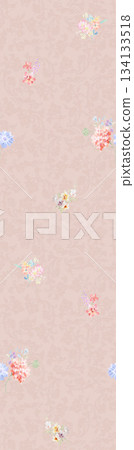 Assorted floral geometric and heart pattern panel designs in soft pastel colors Assorted floral geometric and heart pattern panel designs in soft pastel colors 134133518