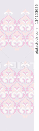 Assorted floral geometric and heart pattern panel designs in soft pastel colors Assorted floral geometric and heart pattern panel designs in soft pastel colors 134133626