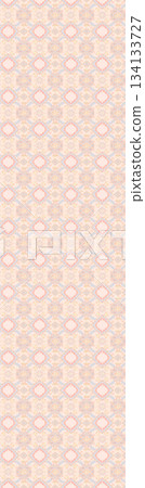 Assorted floral geometric and heart pattern panel designs in soft pastel colors Assorted floral geometric and heart pattern panel designs in soft pastel colors 134133727