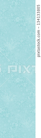 Assorted floral geometric and heart pattern panel designs in soft pastel colors 134133805