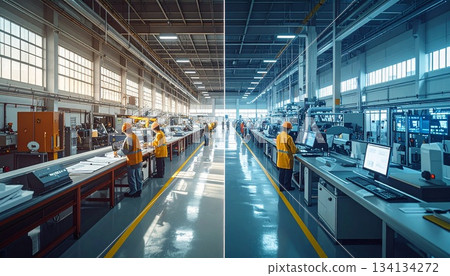 Before and after of DX implementation in a small Japanese factory 134134272