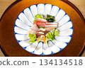 Sashimi platter 134134518